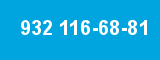 932 116-68-81